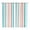 Coral Teal, variant on Geometric Stripe Kitchen Curtains 63 Inch Length, Ombre Farmhouse Blue Vertical Striped Grommet Top Bedroom Living Room Curtains, Light Filtering Cafe Curtain Drapes 2 Panels Set 84''x63''