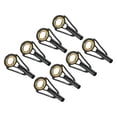thumbnail image 1 of Unique Bargains Kit de Réparation d'Embout de Canne à Pêche en Acier Inoxydable 2,8 mm, Guide d'Anneau de Canne de Remplacement, Doré, Lot de 8, 1 of 5