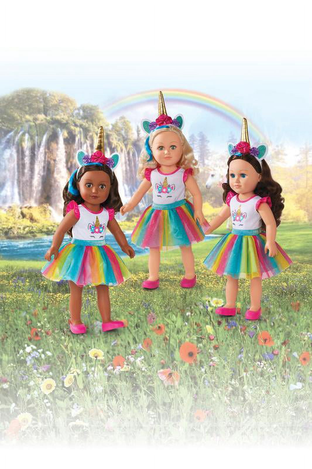 My Life As 18-inch Poseable Unicorn Trainer Doll, African American