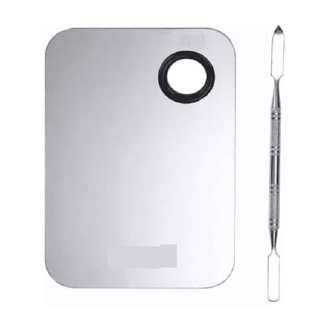Espejo De Maquillaje Led Retráctil Aumento Doble Cara Usb, PLATA