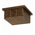 thumbnail image 6 of Meyda Tiffany 180850 Hyde Park Double Bar Mission 2 Light 20" Wide Flush Mount Square, 6 of 7