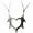 Silver, Black, variant on Pendant Necklace Knight Shield Alloy Vintage Necklace for Men Gift