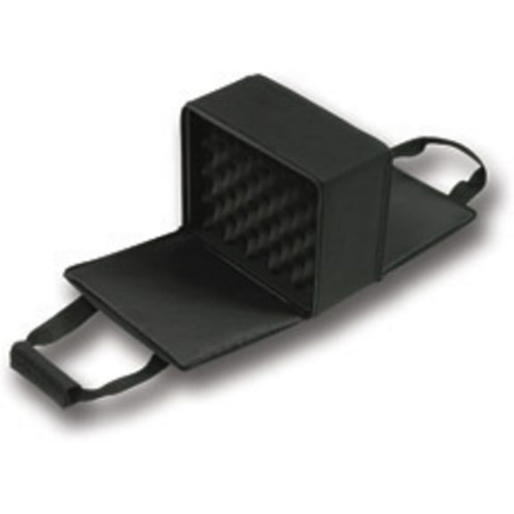 BULLDOG DOUBLE-SIDED PISTOL CASE HARD COMP W/PADDED NYLON SHELL BLACK