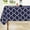 Navy Blue, variant on Rectangle Waterproof StainResistant Tablecloth Moroccan Design, Navy Blue & White, 60"x102", Ideal for Indoor/Outdoor Dining, Picnics, and Parties