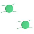 thumbnail image 2 of Bewildely Cojines Coloridos Para Interiores Y Exteriores - Sillas Bistros De Algodón Hipoalergénicas Y Amigables Con La Piel Verde 30cm Verde 30 centimetros 2piezas, 2 of 6