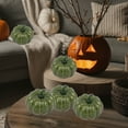 thumbnail image 3 of Cheapark Simulated Pumpkin Set 3-Piece 5inch Thanksgiving Photo Props For Home Garden Autumn Harvest Festival Decor, 3 of 6