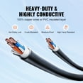 thumbnail image 3 of VEVOR 25ft 30A RV Extension Cord, Heavy Duty STW 10/3 AWG Power Cord, NEMA TT-30P/NEMA L5-30R, with LED Indicator Handle 15A Adapter, for RVs, Generators, Campers, ETL Listed, 125V, 3 of 9