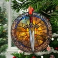 thumbnail image 2 of Magical Dagger: Ornament Style Wall or Window Hanging Made With Real Glass, 2025, Holiday Decoration, Seasonal Keepsake Gift, Unique Collectible, 2025, Festive Home Accent,, 2 of 5