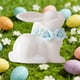 thumbnail image 4 of Adornos de Pascua, adornos de Pascua, lindo adorno de conejito de cerámica para decorar el hogar y la sala de estar. Regalos de cumpleaños para novias y amigos como recuerdo. Adornos de cerámica., 4 of 6