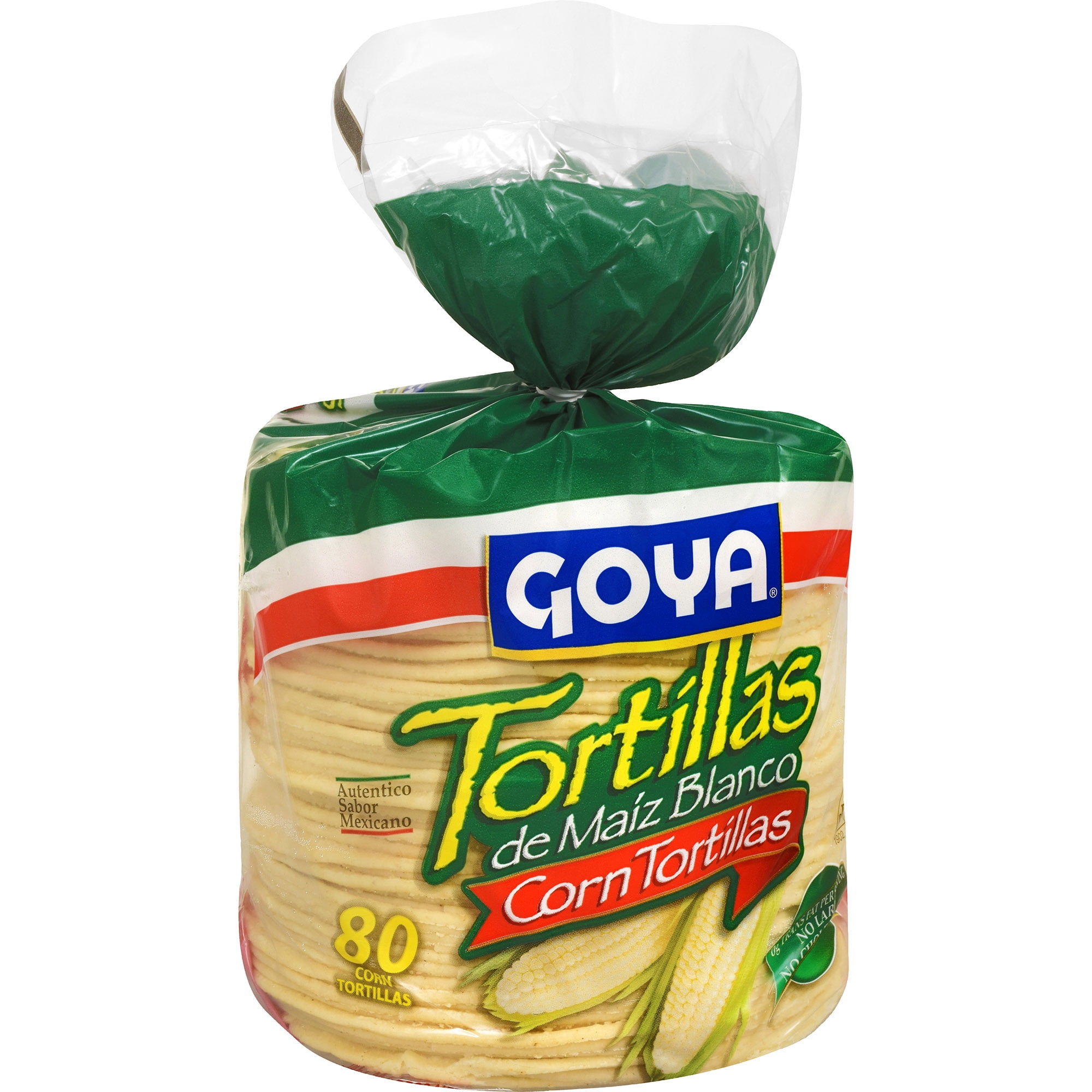 Goya White Corn Tortillas, 80 tortillas, 80 oz
