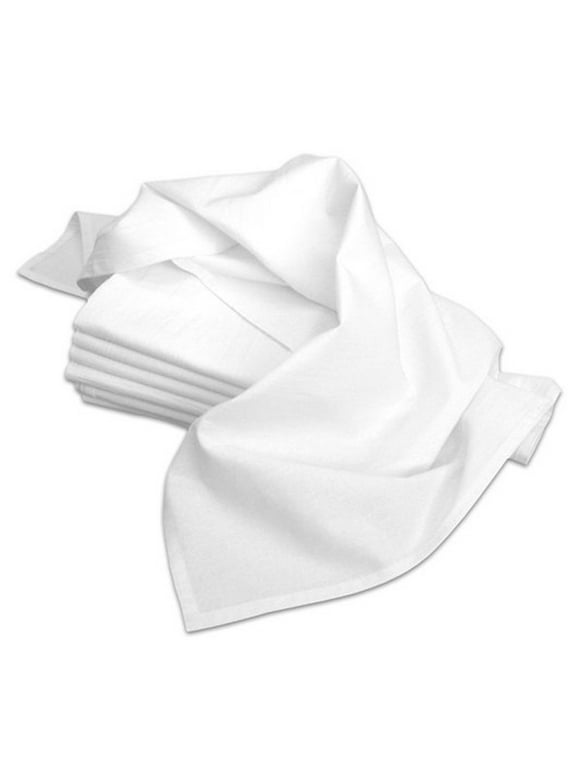 Aunt Martha's 100 Percent Cotton 33"x 38" Premium Flour Sack Dish Towels Package of 2 Hemmed on all Sides