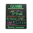 thumbnail image 3 of Reusable First & Last Day of School Chalkboard Sign. Photo Prop Board, Black w/color print - 12 x 10 rectangle set of 2, 3 of 7