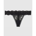thumbnail image 1 of Culotte String en Dentelle, Noir Smoking, 1 of 1