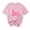 Pink, variant on mihongmao Valentine Day Tops for Womens Printed Round Neck Short Sleeved Tshirt Short Sleeved Round Neck Topshirt Blue L