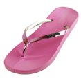 thumbnail image 2 of Women's Summer Metallic Strap Casual Thongs Flat Flip Flops Sandals Slipper, 2 of 3