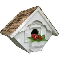Home Bazaar Little Hanging Wren House, White