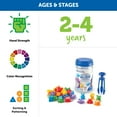 thumbnail image 6 of Learning Resources Grab & Sort Fine Motor Alien Counters  Math Manipulatives Ages 3+, 6 of 7