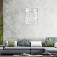 thumbnail image 4 of The Lord's Prayer Canvas Wall Art Christian Bible Verse Wall Decor Scripture Motivational Quotes Religious Poster Rustic Framed Artwork for Home Living Room Bedroom 12"x16", 4 of 5