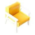 thumbnail image 4 of Kokiya 1:12 Scale Dollhouse Miniature Sofa Dollhouse Furniture Dollhouse Decoration for Yellow Small, 4 of 9