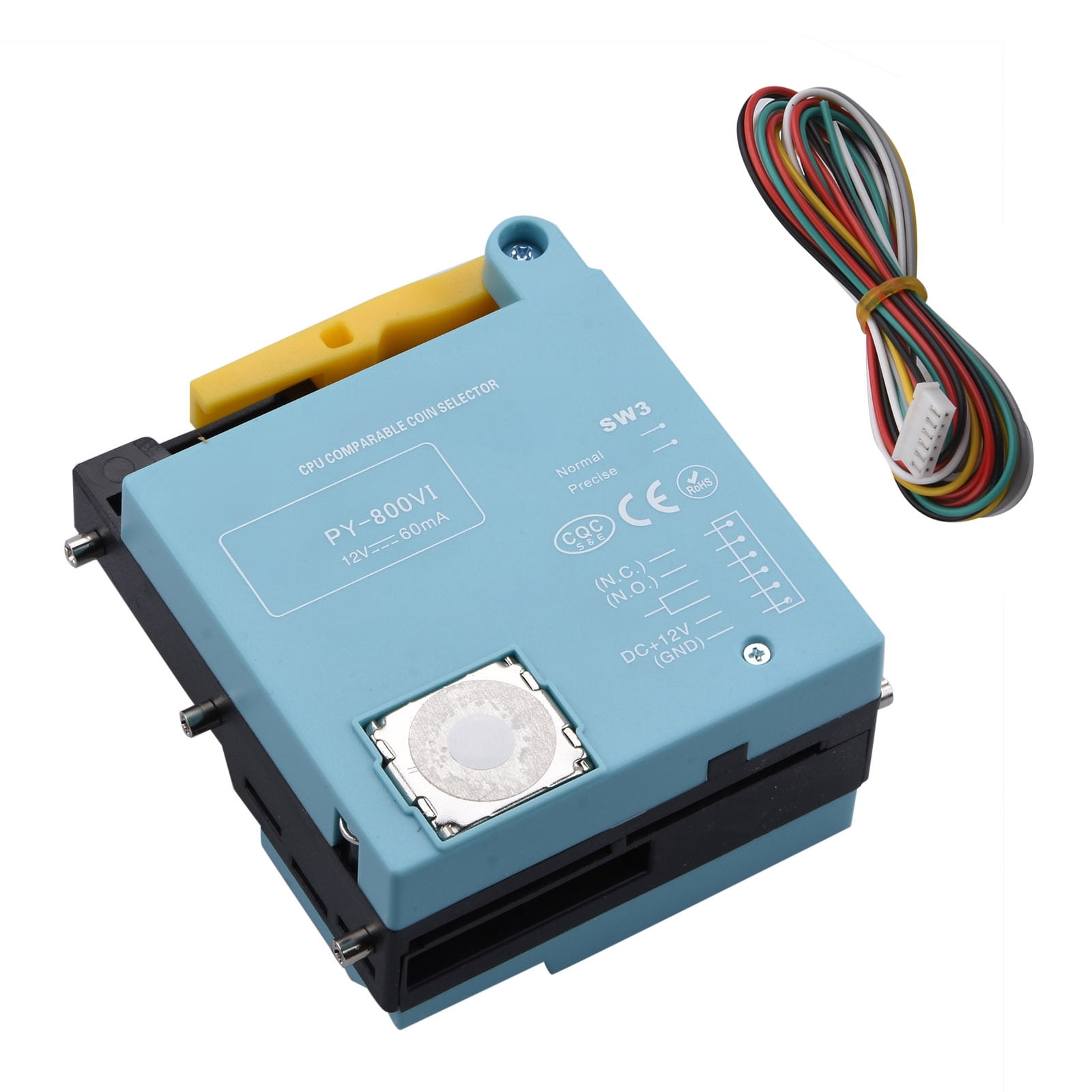 ARCADORA High Speed Coin Selector For Vending Machines Arcade Games 1000 Coins Per Minute Anti Phishing DC 12V 22mm-27mm Coin Size
