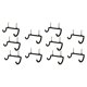 thumbnail image 1 of 10 Piezas de Soporte de Taladro, de Alta Resistencia, Dobles de Tablero de Clavijas, Gancho de Suspensión para Taladro, Accesorios, Herramienta Eléctrica, Etc., 1 of 6
