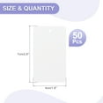 thumbnail image 2 of Uxcell Waterproof Blank Shipping Tags Plastic Price Hang Labels for Luggage and Clothing White 3" x 1.6", 2 of 7
