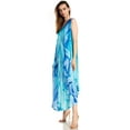 thumbnail image 3 of Sakkas Starlight Caftan Tank Dress / Cover Up - Blue / Navy - One Size, 3 of 5