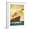 White Frame, variant on Art.com Sail The World - Vintage Poster With Ocean-Liner And Cityscape Art Print by LanaN., 12" x 16"