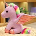 thumbnail image 1 of Nuevo unicornio suave con alas de peluche, juguete para bebés y niños, almohada para dormir, muñeco de peluche, regalo de cumpleaños para niños., 1 of 6