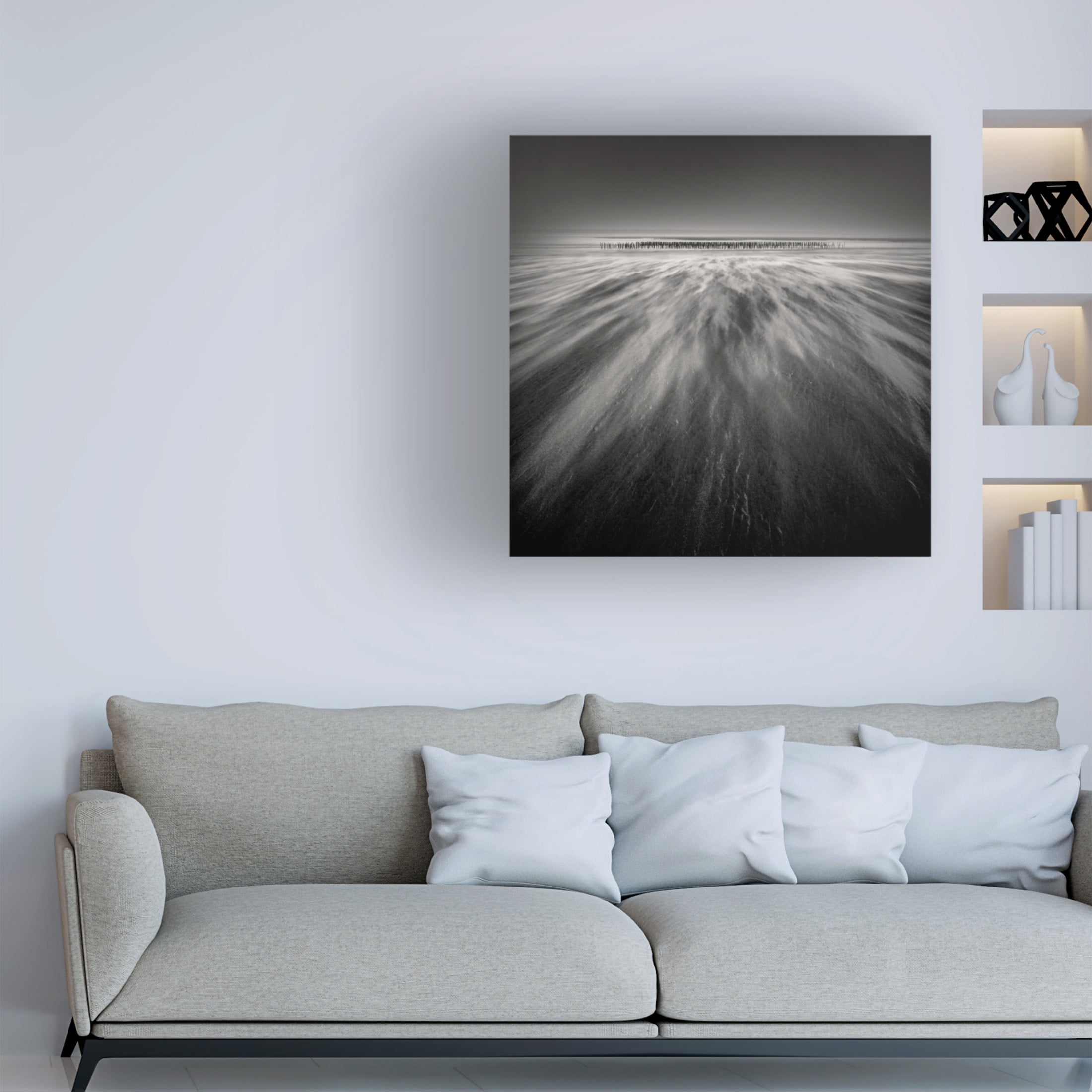 Trademark Fine Art Jean Luc BILLET Sandwind Vent de Sable Canvas Wall Art