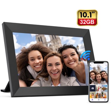 Nixplay 8-Inch Touch Screen Digital Picture Frame – WiFi Frame For Sharing Photos & Videos Via App Or Email