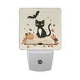 thumbnail image 6 of Yayeee LED Night Light for The Home Plug in With Light Sensors 2 Pack, Cartoon Halloween Cat, 6 of 6