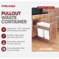 thumbnail image 2 of Rev-A-Shelf Top Mount Double Pullout Under Cabinet Trash Can, 27 Qt, 4WCTM-15DM2, 2 of 11