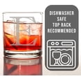 thumbnail image 3 of Monogram Etched Letter E 11oz Whiskey Rocks Glass Bourbon Scotch Lowball Old Fashioned Gifts for Him for Groomsmen for Husband, 3 of 6