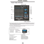 Singtronic KJ-5000Mix Professional KJ/DJ Digital Console Karaoke Mixer Board with Built-in HDMI-Arc, Optical, Bluetooth, Aux, Recording with Anti-Feedbacks