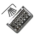 thumbnail image 2 of Tachiuwa Guitar Tailpiece with Rigid Chrome Metal Bridge with Screw Key Electric Guitars, 2 of 6