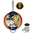 thumbnail image 4 of Gotham Steel 14” Super-Sized Nonstick Frying Pan – Diamond Infused Ceramic Skillet, 4 of 7
