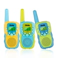 thumbnail image 2 of Walkie Talkies Obuby de 3 a 12 años para niños con un alcance de 3 km, paquete de 3, 2 of 7