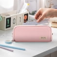 thumbnail image 6 of Pencil Case, Large Capacity Pencil Pouch, Aesthetic Pencil Bag for Women, Durable Pen Carrying Case with Zipper Multifunctional Pouch for Stationery, Cosmetics and Electrical Goods Storage, 6 of 9