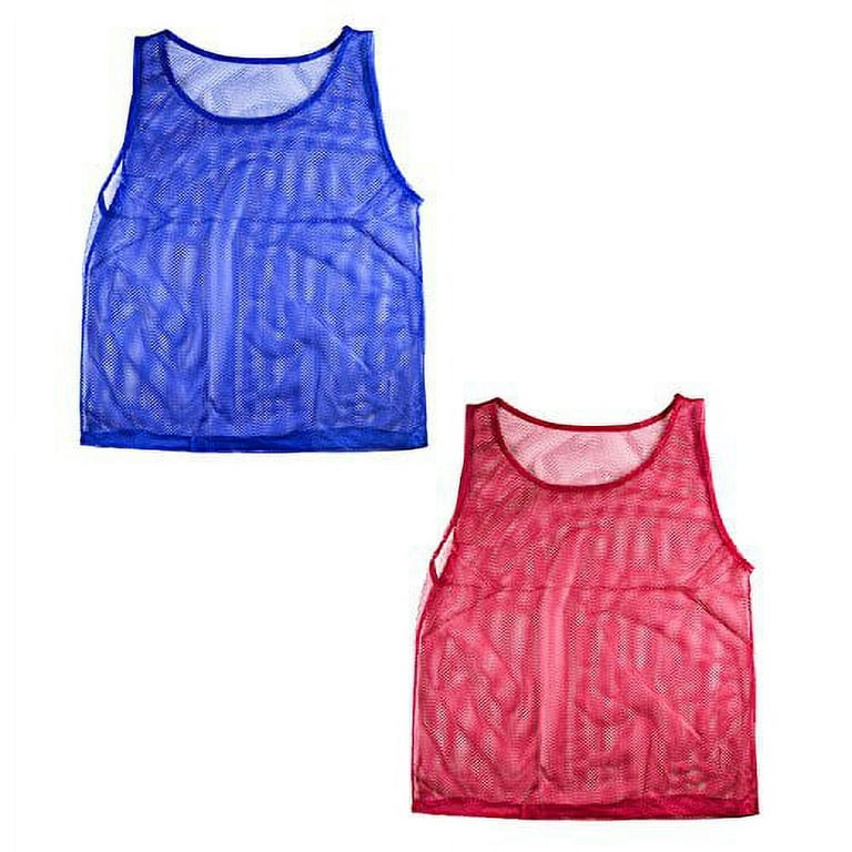  PULUOMASI 12 Pack Team Pinnies Scrimmage Vests Practice Jersey  for Men Pennies for Sports Soccer Jerseys for Adult Youth : Sports 
