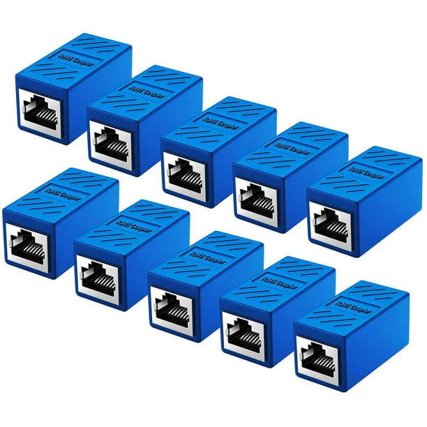 RJ45 Coupler Cat7 Cat6 Cat5e Cable Extender Adapter LAN