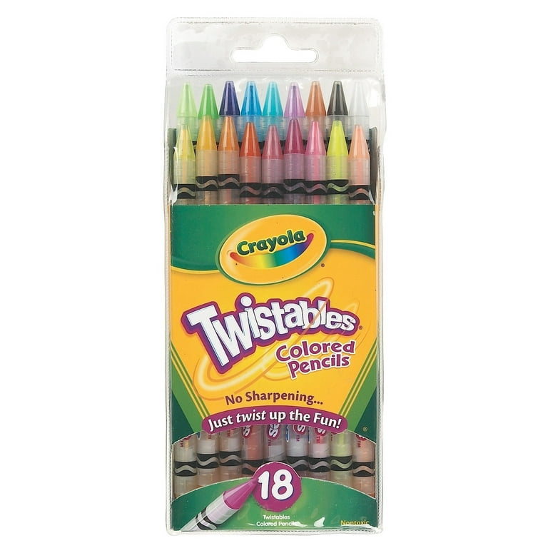 3 Pack Crayola Twistables Colored Pencils-12/Pkg Long 68-7408 - GettyCrafts