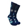 thumbnail image 1 of Cannabis Leaf Patterned Socks (Adult Large - Men's Shoe Sizes 8-12), 1 of 7