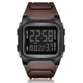 thumbnail image 1 of Reloj electrónico deportivo retro de pantalla grande cuadrado para hombre, luminoso, resistente al agua, multifuncional, para exteriores, militar, reloj deportivo, 1 of 6