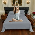 thumbnail image 3 of Minimalist Solid Color Four-Piece Bed Sheet Set for Comfortable Sleep Easy Care Friendly Household Textiles, 3 of 3