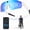 White Blue, variant on Desiso AI Smart Glasses with 4K Camera, POV Sports Video Recording & Photo Capture, IP54 Waterproof Outdoor Sport Sunglasses for Cycling, Running, Hiking and Outdoor Activities(Blue&Black)