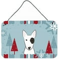 thumbnail image 2 of Winter Holiday Design with Dog Art Wall or Door Hanging Prints, 2 of 7