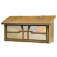 thumbnail image 1 of Americas Finest Lighting AF-3012-WB-GI Gamble Horizontal Mailbox, Gold Iridescent - Warm Brass, 1 of 1