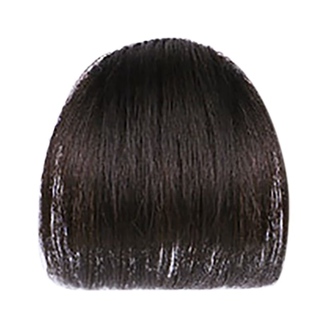 Frange à Clip Cheveux Humains, Frange à Clip Naturelle pour Filles et Femmes