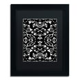 thumbnail image 2 of Trademark Fine Art "Black & White Pattern" Canvas Art by Color Bakery, Black Matte, Black Frame, 2 of 4